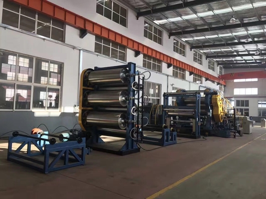 주문 선택적 진공 시스템이 있는 전기 220V/380V/440V 롤 캘린더 기계 online manufacture