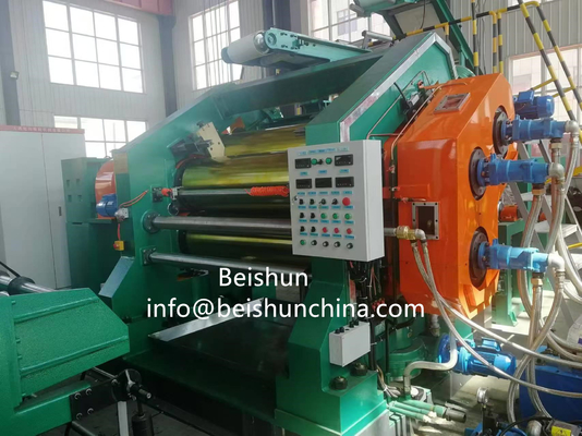 주문 고효율 920mm 너비 고무 엽 칼렌더 기계 2000mm 롤러 길이 online manufacture