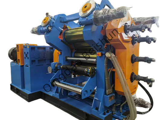 주문 4 롤러 PLC 고무 캘린더 고무 재료 두께의 정확한 제어와 안정적인 냉각 시스템 online manufacture