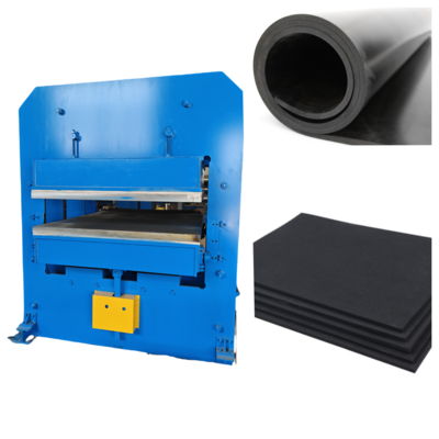 주문 800 Ton Clamping Force Rubber Vulcanizing Press For EPDM Rubber Sheet Manufacturing online manufacture