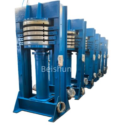 주문 Semi-automatic Electric Heating Hydraulic Four-layer Motorcycle Tyre Curing Press with 380V/50Hz Power and 220V/380V/Customized Voltage online manufacture