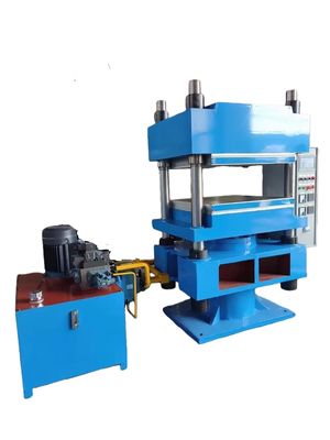 주문 100-ton Pressure Rubber Vulcanizing Machine with 800×800 Worktable and 4 kW Motor Power online manufacture