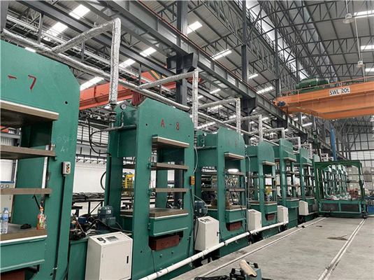 CE 인증 380V 전기 난방 PLC 제어 고무 펄커니제이션 프레스