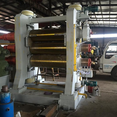 좋은 가격 200C 최대 온도 3 롤 칼렌더 기계 0-20m/min 롤러 속도 온라인으로