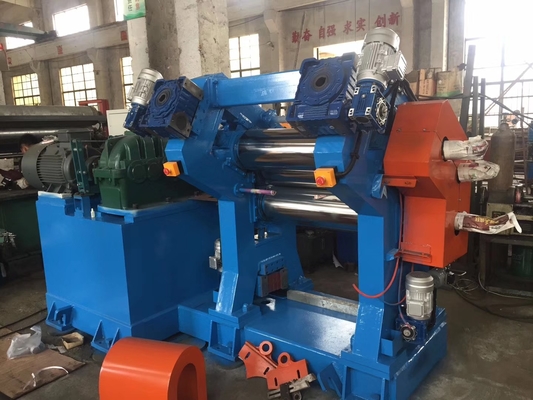 500~2000mm 고무 생산용 10MPa 압력 전기 PLC 제어 캘랜더 기계