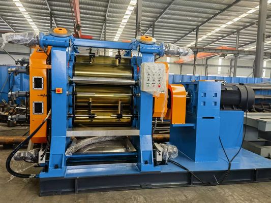 좋은 가격 PLC 제어 4 롤 고무 코드 직물 캘린더 기계 온라인으로