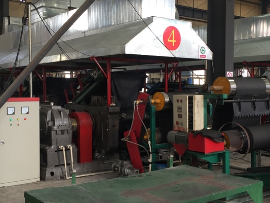 55 - 150KW 폐 타이어 재활용 분말 기계 재활용 고무 출력 600-2000kg/h