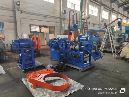 좋은 가격 반 자동 타이어 링 타이어 스트립 타이어 블록 절단 기계 3 통합 온라인으로