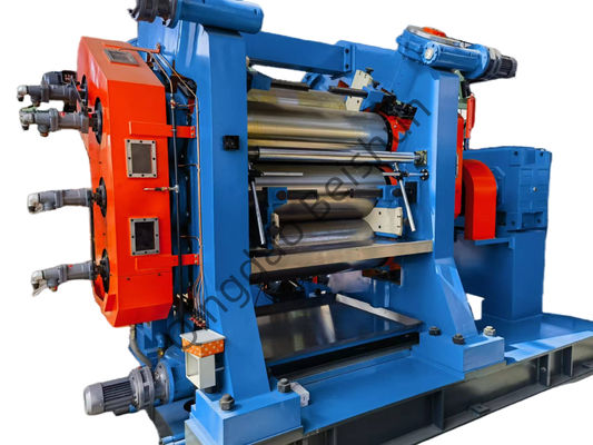 좋은 가격 조절 가능한 롤러 속도 2 3 4 롤러 고무 캘린더 1000mm 롤러 길이 온라인으로