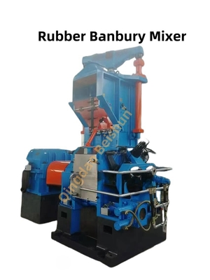 40rpm 믹싱 속도 50L 떨어지는 유형 폐쇄 된 PLC 제어 고무 Banbury 믹서