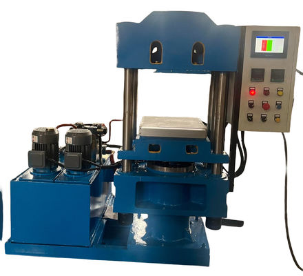 좋은 가격 250mm Plunger Diameter Rubber Vulcanizing Press Machine with Manual Operation and 57.6kw×2 Heating Power 온라인으로