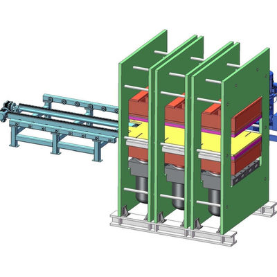 좋은 가격 고무 안티 슬라이드 패드 제조 장비 - 500톤 압력 평면 밸칸화 기계 - 프레임 타입 자동 고무 열 압축 형성 기계 온라인으로