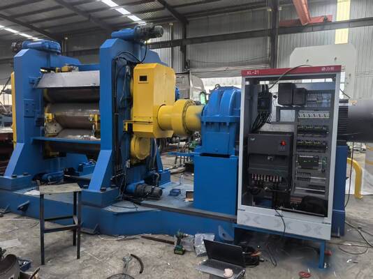 좋은 가격 Automatic PLC High-quality 3-roll Rubber Calenders Are Used In Motorcycle Tyre Tread Production Lines. 온라인으로