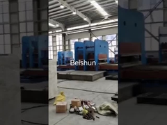 2000mm 너비 드럼 타입 고무 펄카니제이션 프레스 기계 컨베이어 벨트 제조